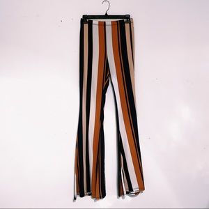 Stripped Flare Pants